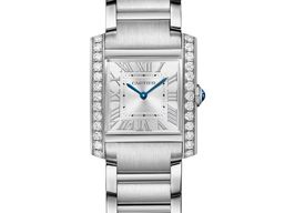 Cartier Tank Française W4TA0021 (2023) - Zilver wijzerplaat 32mm Staal