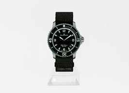 Blancpain Fifty Fathoms 5015-12B30-NABA (2024) - Zwart wijzerplaat 45mm Titanium