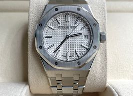 Audemars Piguet Royal Oak Selfwinding 15550ST.OO.1356ST.01 (2022) - Wit wijzerplaat 37mm Staal