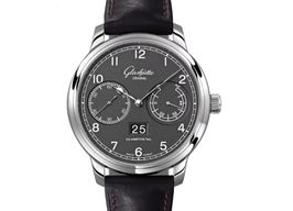 Glashütte Original Senator Observer 100-14-02-02-05 (2023) - Grijs wijzerplaat 44mm Staal