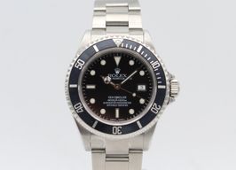 Rolex Sea-Dweller 4000 16600 (2001) - Zwart wijzerplaat 40mm Staal