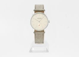 NOMOS Orion 33 327 (2024) - Champagne wijzerplaat 33mm Staal