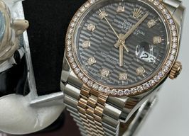 Rolex Datejust 36 126281RBR (2024) - Zilver wijzerplaat 36mm Staal