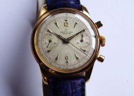 Breitling Vintage 1191 (1956) - Zilver wijzerplaat 36mm Goud/Staal