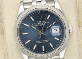 Rolex Datejust 36 126234 (2021) - Blauw wijzerplaat 36mm Staal