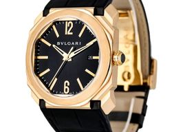 Bulgari Octo 101963 (2012) - Black dial 41 mm Rose Gold case