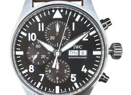 IWC Pilot Chronograph IW377713 (2022) - Bruin wijzerplaat 43mm Staal