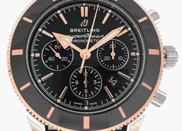 Breitling Superocean Heritage II Chronograph U13313121B1S1 (2024) - Black dial 44 mm Gold/Steel case