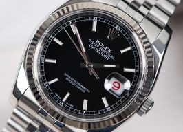 Rolex Datejust 36 116234 (2006) - Zwart wijzerplaat 36mm Staal