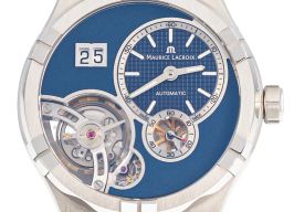 Maurice Lacroix Aikon AI6118-SS00E-430-C (2022) - Blauw wijzerplaat 45mm Staal
