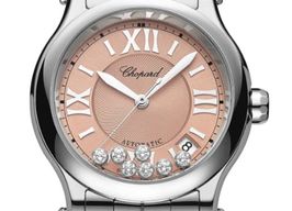 Chopard Happy Sport 278559-3025 (2023) - Roze wijzerplaat 36mm Staal