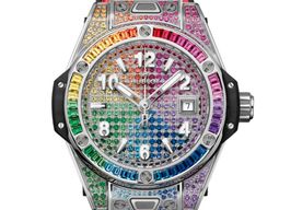 Hublot Big Bang 465.SX.9900.LR.0999 (2023) - Zilver wijzerplaat 39mm Staal