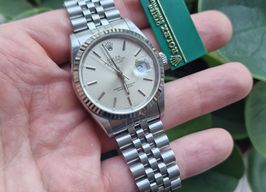 Rolex Datejust 36 16234 (1991) - Zilver wijzerplaat 36mm Staal