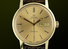 Omega Genève 166.0117 (1972) - Gold dial 35 mm Gold/Steel case