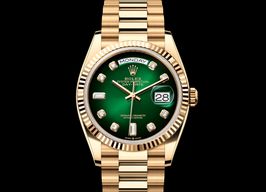 Rolex Day-Date 36 128238 (2023) - Green dial 43 mm Yellow Gold case
