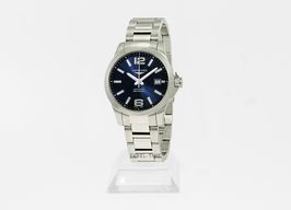 Longines Conquest L3.776.4.99.6 (2024) - Blauw wijzerplaat 39mm Staal