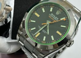 Rolex Milgauss 116400GV (2023) - Zwart wijzerplaat 40mm Staal