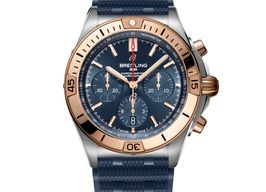 Breitling Chronomat 42 UB0134101C1S1 (2024) - Blauw wijzerplaat Onbekend Goud/Staal