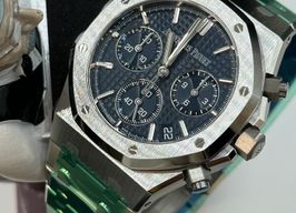 Audemars Piguet Royal Oak Chronograph 26240ST.OO.1320ST.05 (2023) - Blauw wijzerplaat 41mm Staal