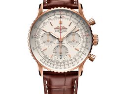 Breitling Navitimer RB0139211G1P1 (2023) - Silver dial 41 mm Red Gold case