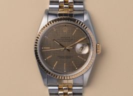 Rolex Datejust 36 16233G (1991) - Gold dial 36 mm Gold/Steel case