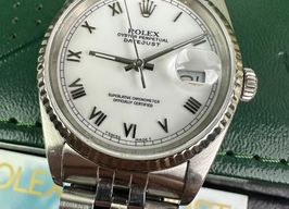 Rolex Datejust 36 16234 (1989) - Wit wijzerplaat 36mm Staal