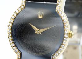 Movado Museum Museum 18kt (Unknown (random serial)) - Black dial Unknown Yellow Gold case