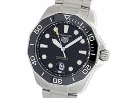 TAG Heuer Aquaracer 300M WBP201A.BA0632 (2024) - Zwart wijzerplaat 43mm Staal