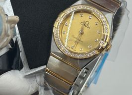 Omega Constellation Quartz 131.25.25.60.58.001 (2023) - Yellow dial 25 mm Gold/Steel case