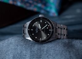 Blancpain Fifty Fathoms Bathyscaphe 5000-1110-70B (2021) - Grijs wijzerplaat 44mm Staal