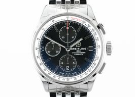 Breitling Premier A13315351C1A1 (Unknown (random serial)) - Black dial 42 mm Steel case