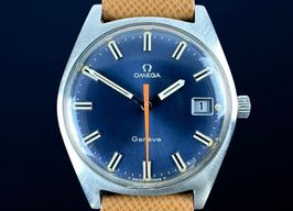 Omega Genève 136.041 (1968) - Blue dial 34 mm Steel case