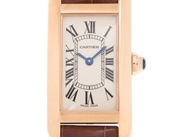 Cartier Tank Américaine W2607456 (2022) - Silver dial 19 mm Rose Gold case