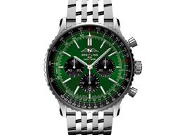 Breitling Navitimer 01 (46 MM) AB0137241L1A1 (2023) - Groen wijzerplaat 46mm Staal