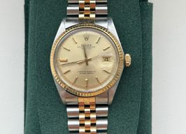 Rolex Datejust 1601 (1967) - Goud wijzerplaat 36mm Staal