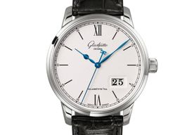 Glashütte Original Senator Excellence 1-36-03-01-02-30 (2023) - Zilver wijzerplaat 40mm Staal