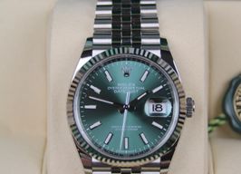 Rolex Datejust 36 126234 (2024) - Groen wijzerplaat 36mm Staal