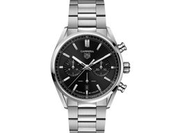 TAG Heuer Carrera CBN2010.BA0642 (2024) - Zwart wijzerplaat 42mm Staal