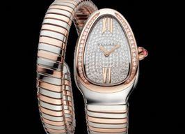 Bulgari Serpenti 103150 (2023) - Wit wijzerplaat 35mm Roségoud