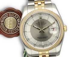 Rolex Datejust 36 116233 (2004) - Silver dial 36 mm Gold/Steel case