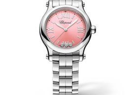 Chopard Happy Sport 278590-3012 (2024) - Roze wijzerplaat 30mm Staal