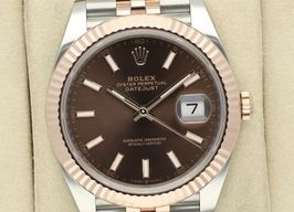 Rolex Datejust 41 126331 (2025) - Brown dial 41 mm Gold/Steel case