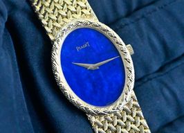 Piaget Vintage 9862 D 3 (1974) - Blue dial 32 mm Yellow Gold case