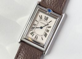 Cartier Tank 2390 (1990) - Wit wijzerplaat 25mm Staal