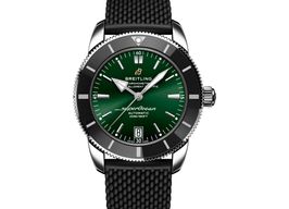 Breitling Superocean Heritage II 42 AB2010121L1S1 (2023) - Groen wijzerplaat 42mm Staal