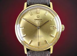 Omega Seamaster 166.020 (1962) - Gold dial 34 mm Yellow Gold case
