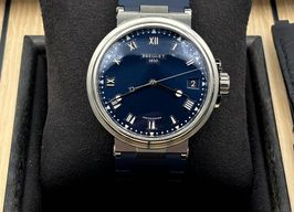 Breguet Marine 5517TI/Y1/5ZU (2022) - Blue dial 40 mm Titanium case