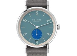 NOMOS Tangente 179.S16 (2024) - Turquoise wijzerplaat 38mm Staal