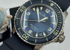 Blancpain Fifty Fathoms 5015-12B40-NAOA (2024) - Blauw wijzerplaat 45mm Titanium