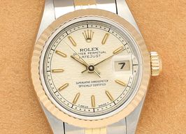 Rolex Lady-Datejust 69173 (1995) - White dial 26 mm Gold/Steel case